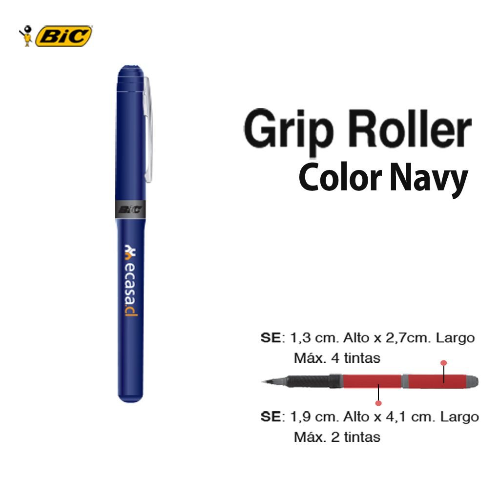 Lapiz bic roller azul