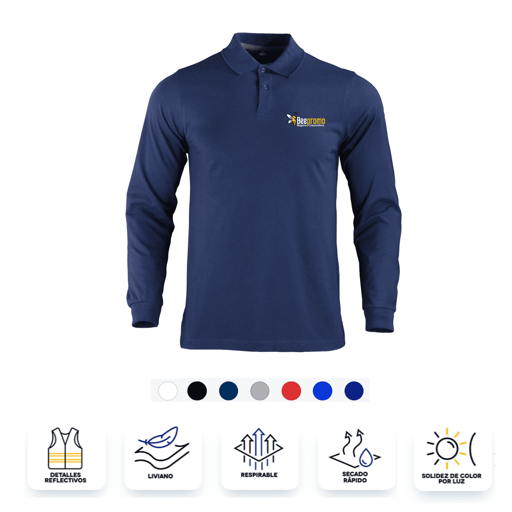 Polera Dry Fresh para hombre manga larga