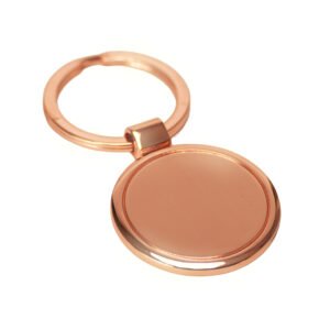 Llavero Redondo Encobrizado copper