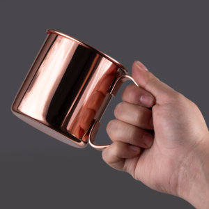 Tazón Metálico Encobrizado copper 1/2 L